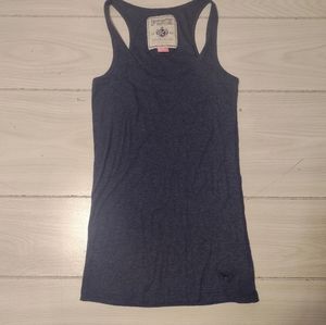 PINK Victoria's Secret  Fitted Tank Top Blue Small